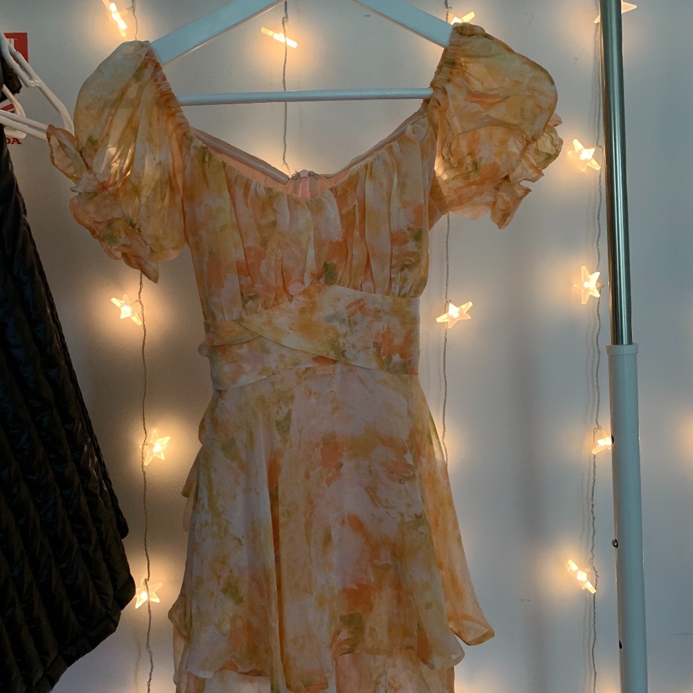 Catching Fire // Orange Romper